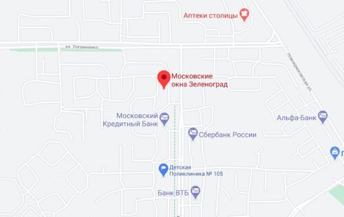 Карта Мосокна Зеленоград